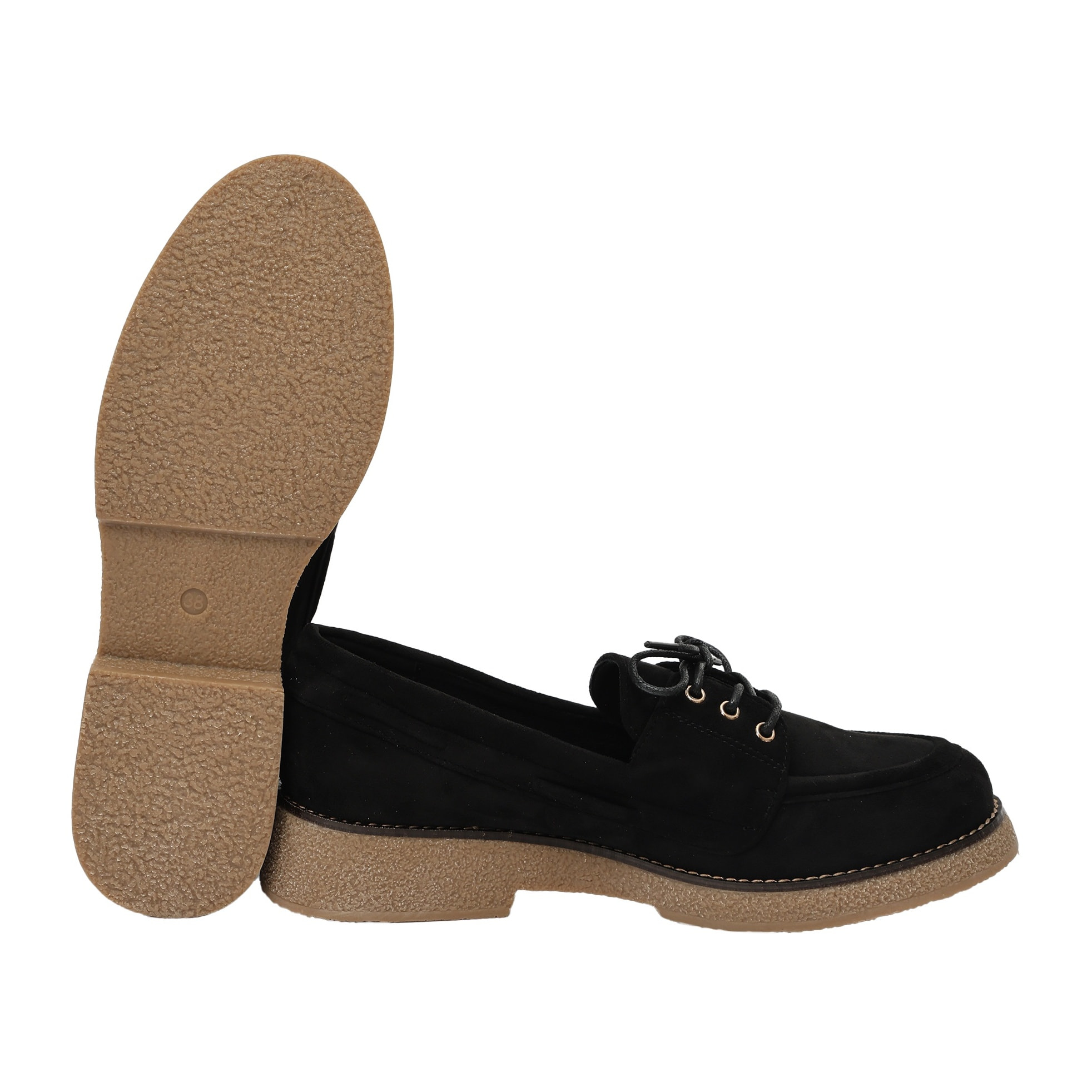 Mocassino stringato - tacco 4,0 cm