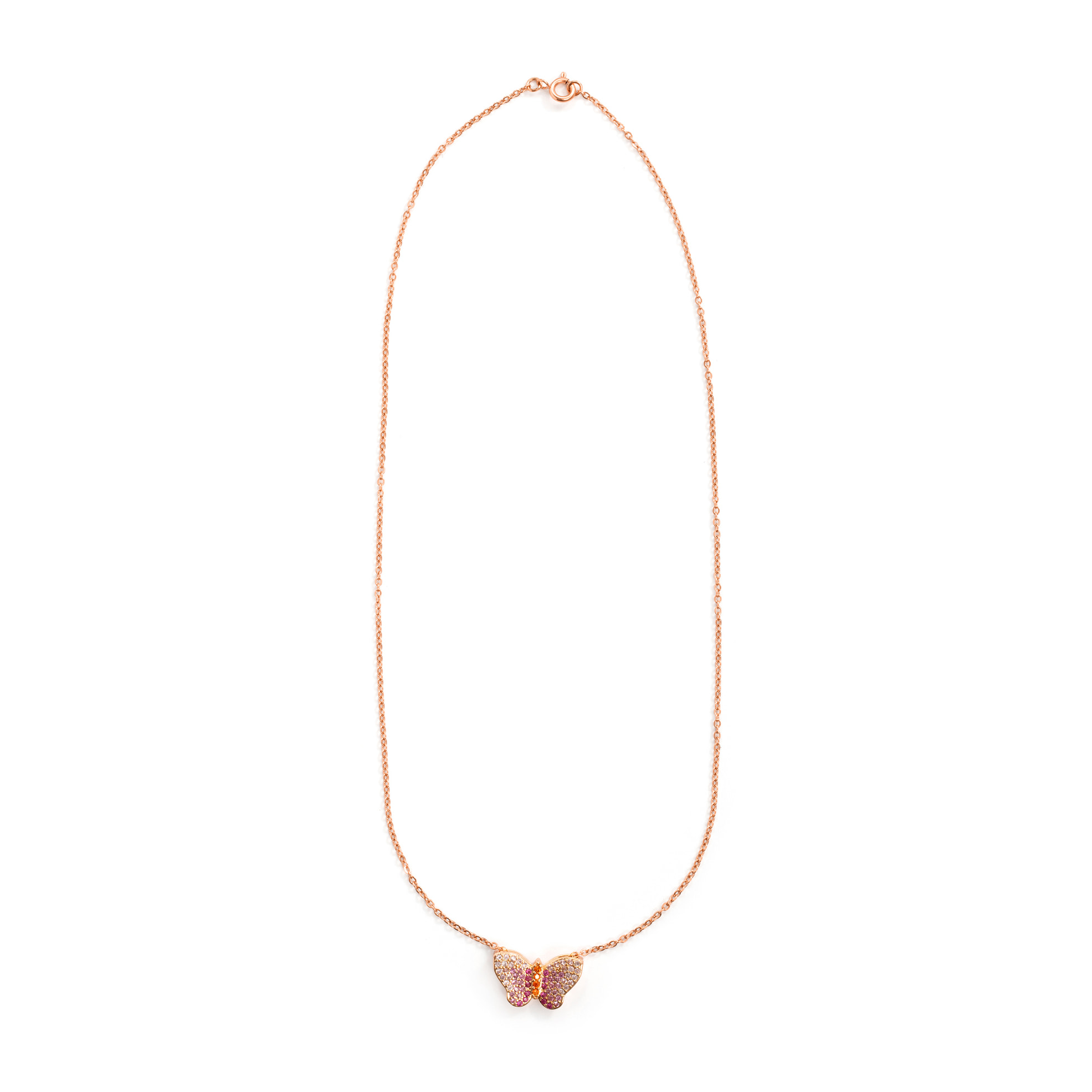Collar Kwera acabado oro rosa 18k