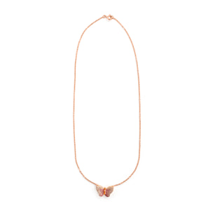 Collar Kwera acabado oro rosa 18k
