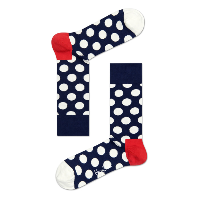 Calcetines big dot Happysocks blancos