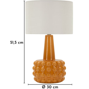 LAMPADA DA TAVOLO GRESS SENAPE CM Ø 30X51,5