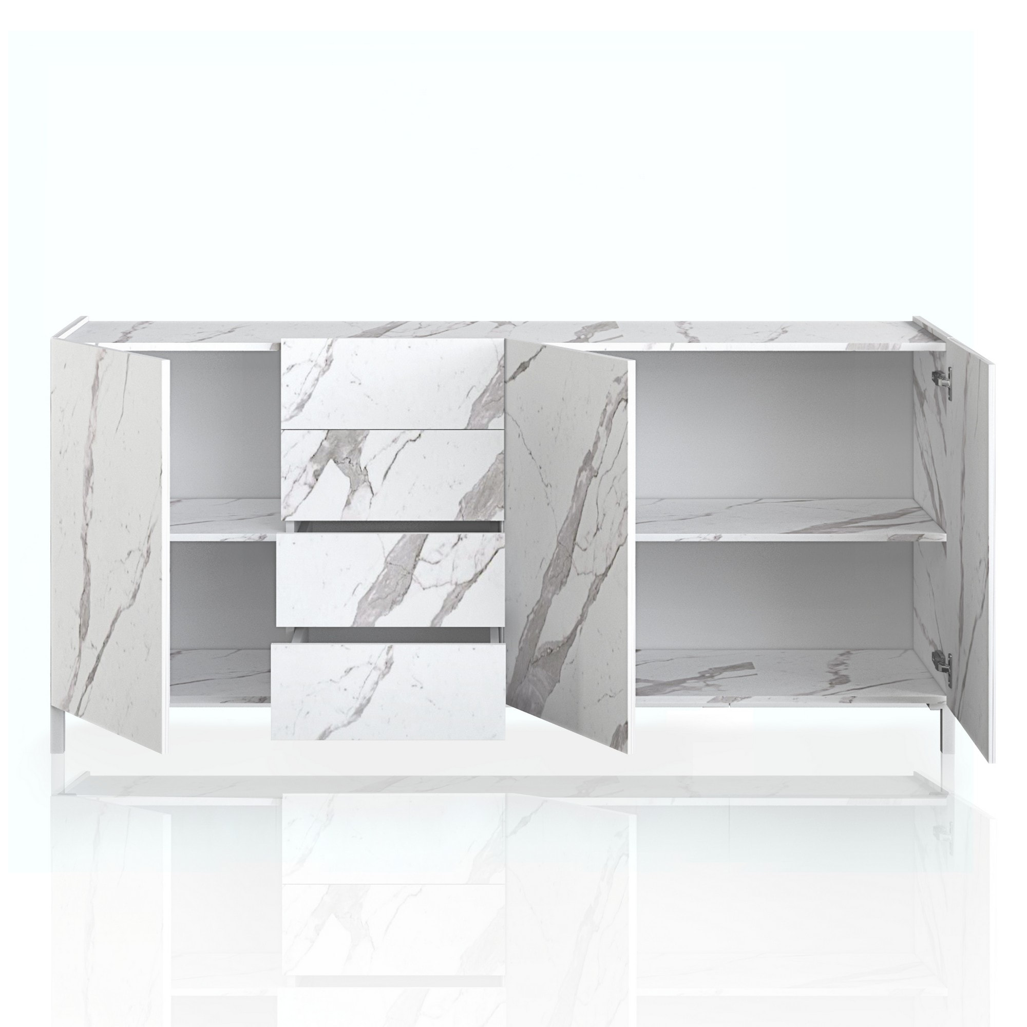 Tomasucci Grand buffet EDDY BLANC MARBLE