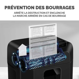 Destructeur FELLOWES 90M Automax 90 Feuilles Coupe Mini