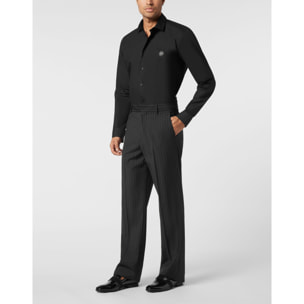 PHILIPP PLEIN Perneras de pantalón anchas