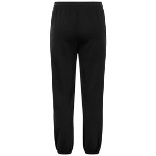 Kappa - Pantaloni Donna Nero - Logo Sea Or