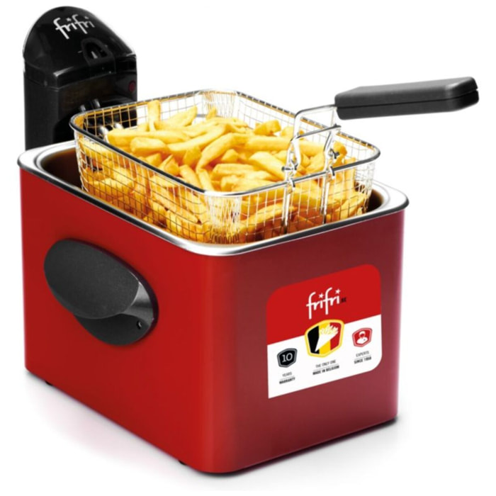 Friteuse semi-professionnelle FRIFRI 1905 Rouge Duofil 1kg