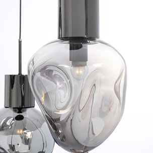Suspension Supernova 50cm argentée Kare Design