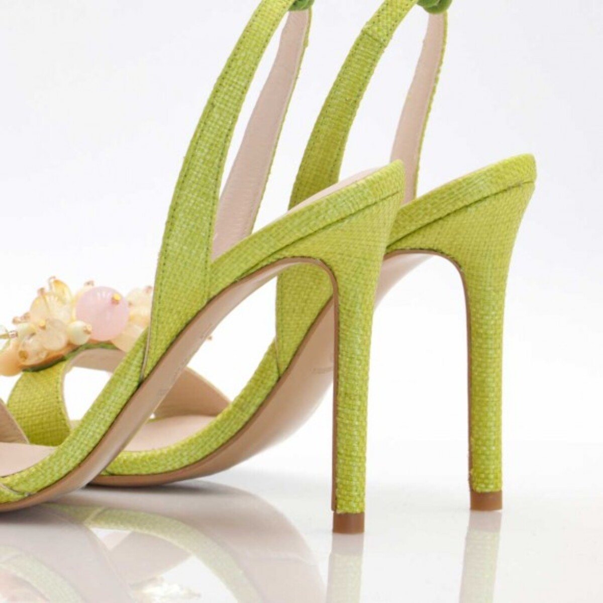 SANDALIAS RAFIA VERDE WESORI