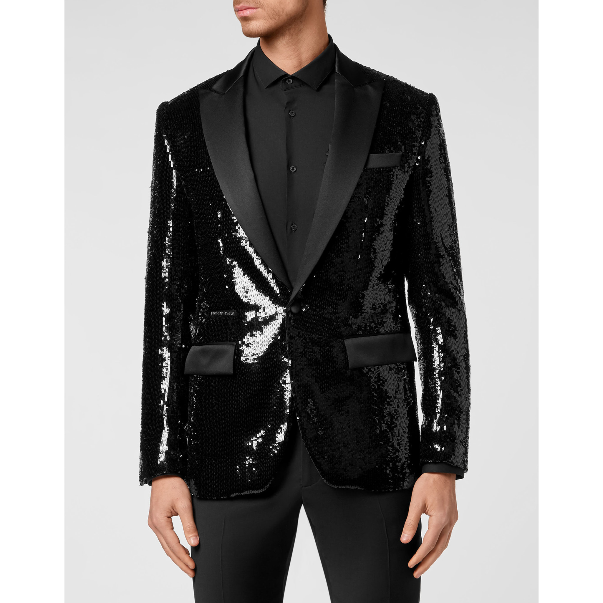 PHILIPP PLEIN One-Button Blazer Slim Fit