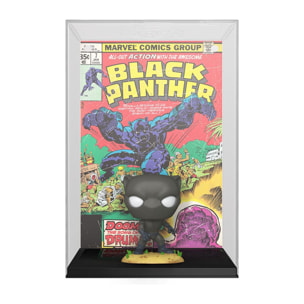 Marvel Pop! Comic Cover Vinile Figura Black Panther 9 Cm Funko