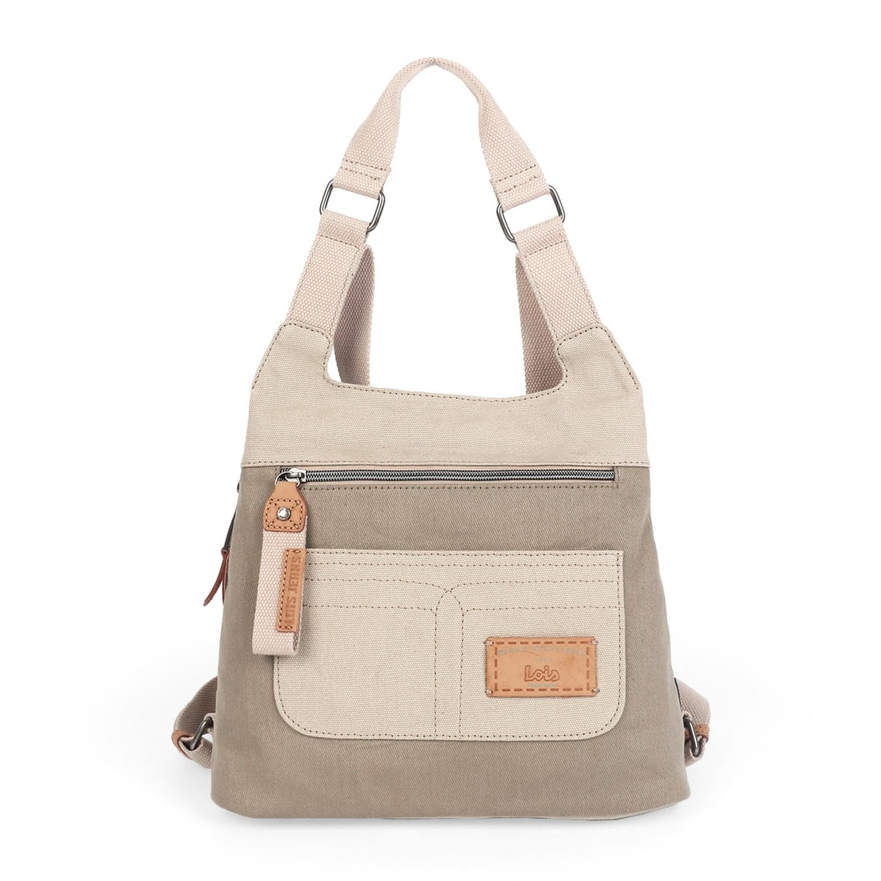 Bolso Mochila Mujer Lois Abilene Beige