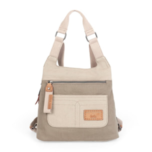 Bolso Mochila Mujer Lois Abilene Beige