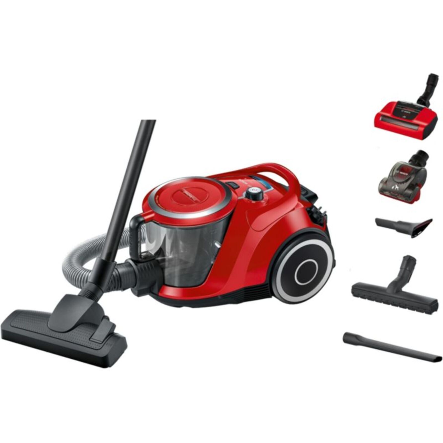 Aspirateur sans sac BOSCH Pro animal rouge BGS41PET1