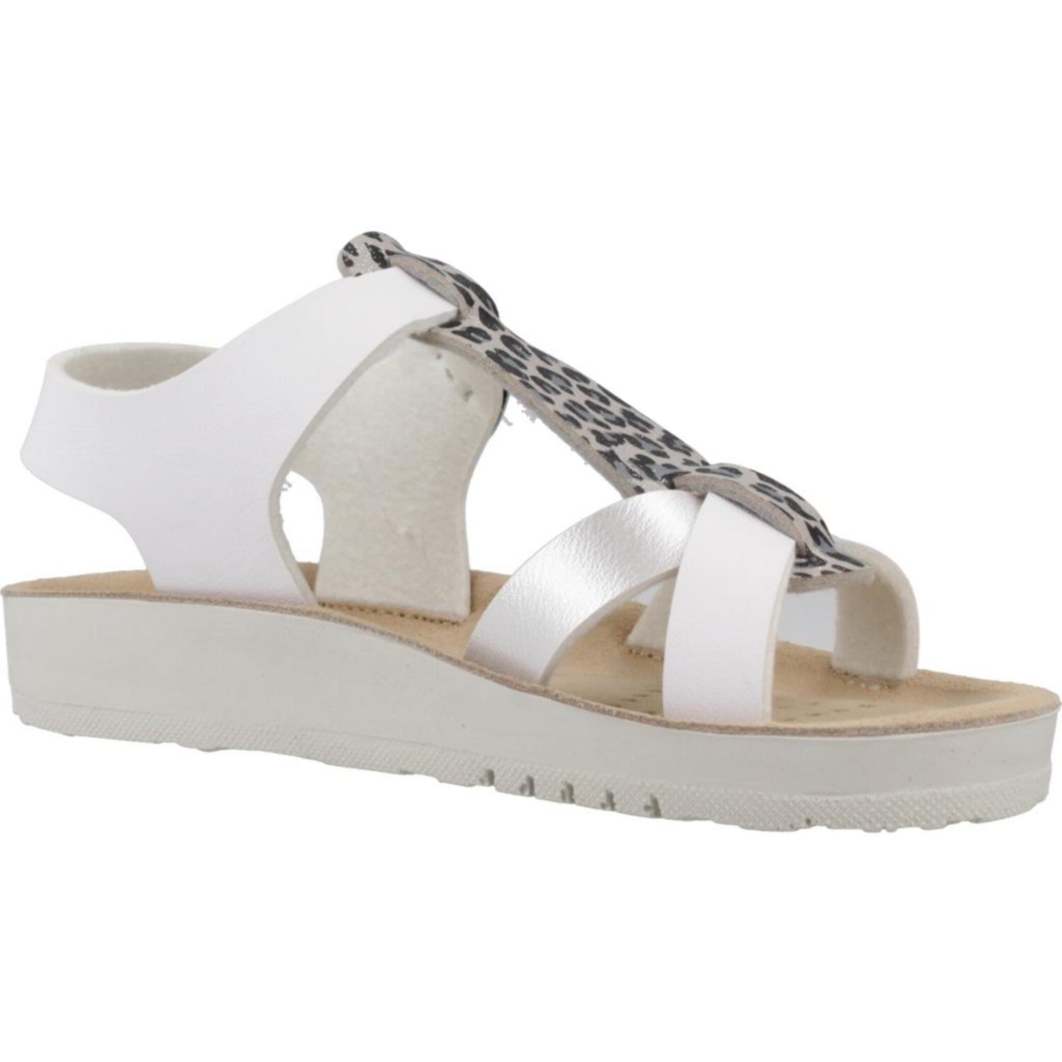 Sandalias Niña de la marca GEOX  modelo J SANDAL COSTAREI GI BLANCO