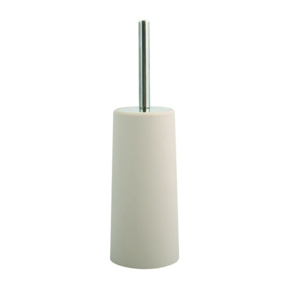 Brosse Wc avec support PP & Inox Beige MSV