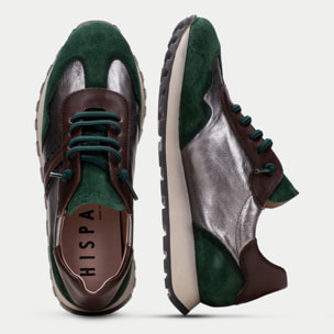 Deportivo Loira Verde acero marron 3 cm