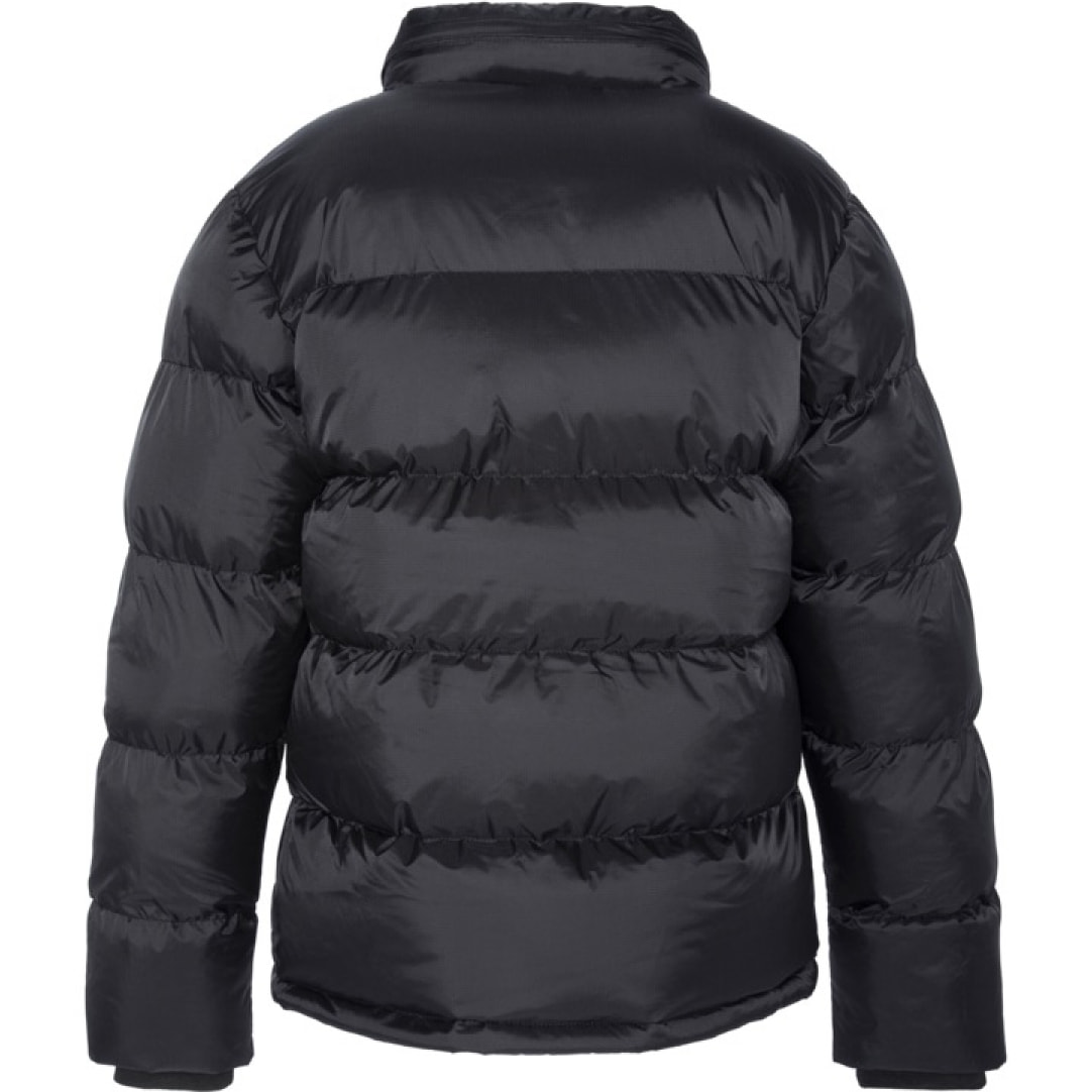 IDAHO SIMPLE PADDED JACKET W/ SCHOTT NYC CHEST EMBROIDERY  100% NYLON Nero