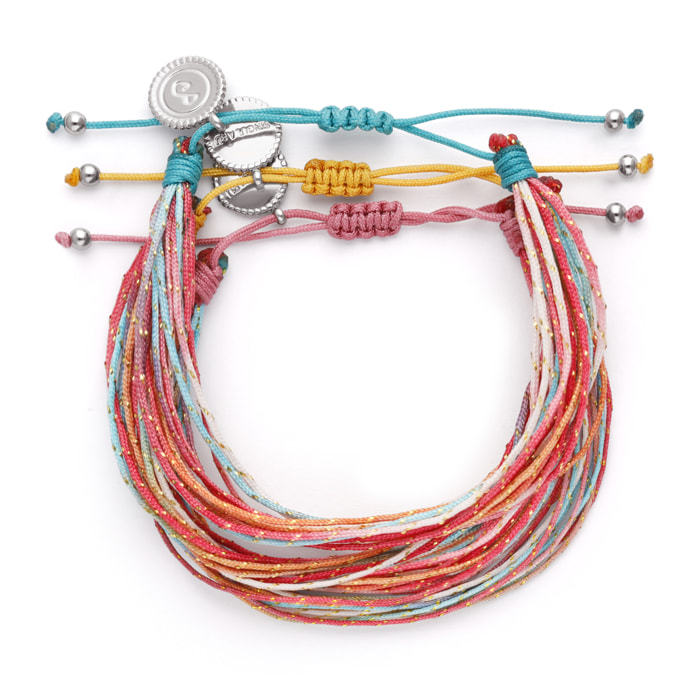 Bracciale Pack 3 Rainbow Spark Acier