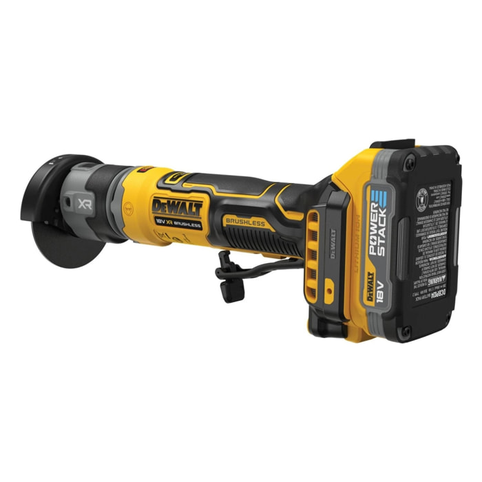 Meuleuse compacte 76 mm XR 18V 1.7ah li-ion brushless powerstack - DEWALT - DCG430E2T-QW