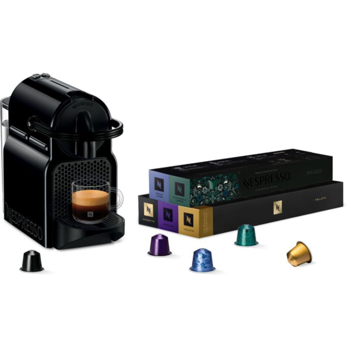 Nespresso DELONGHI Inissia EN80.B + 50 capsules