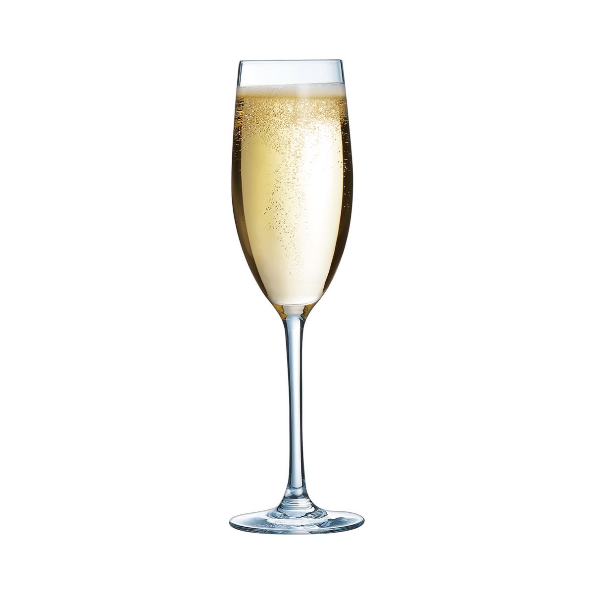 6 Flûtes à Champagne 24 cl en cristallin