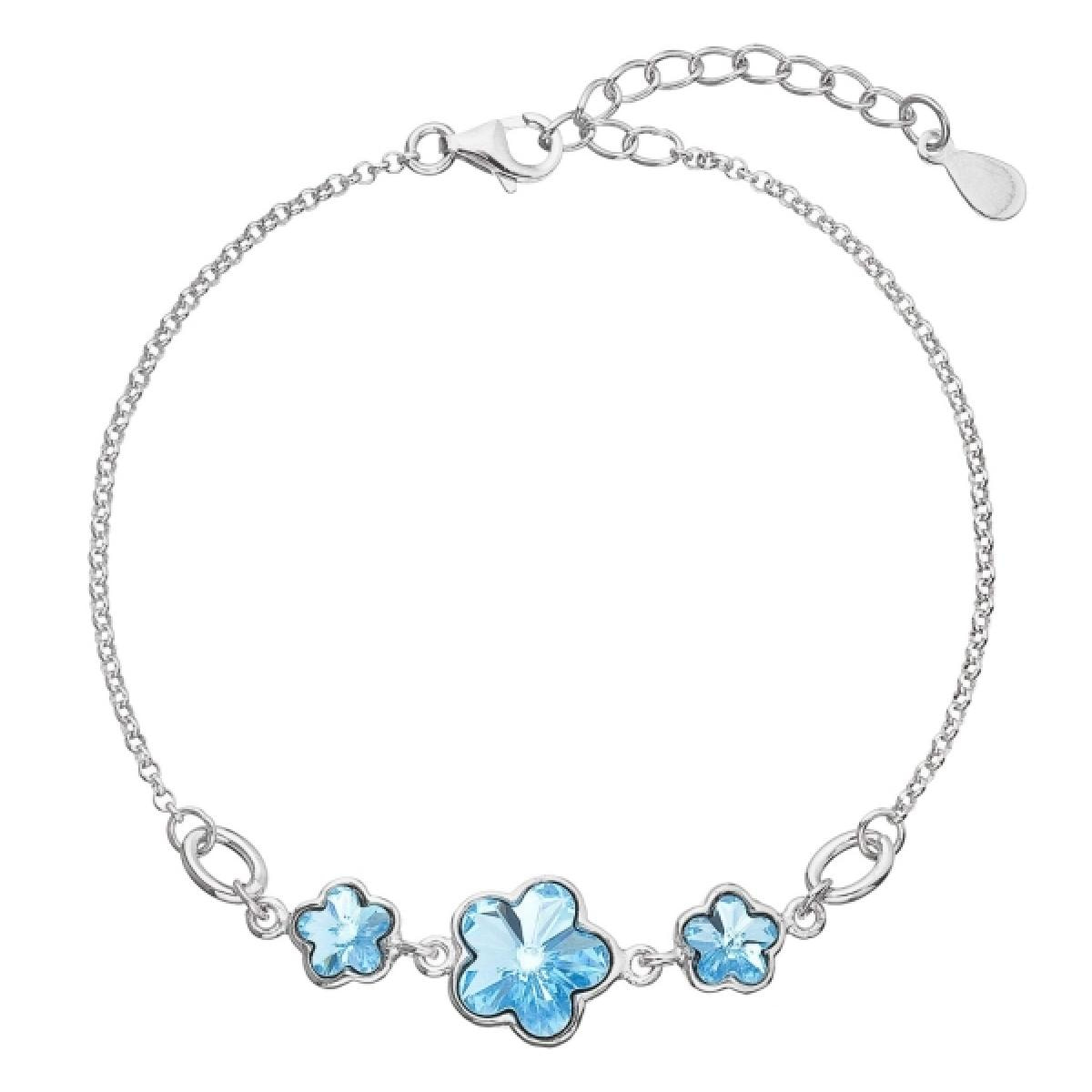 Pulsera Tris Flowers adornado con cristales de Swarovski