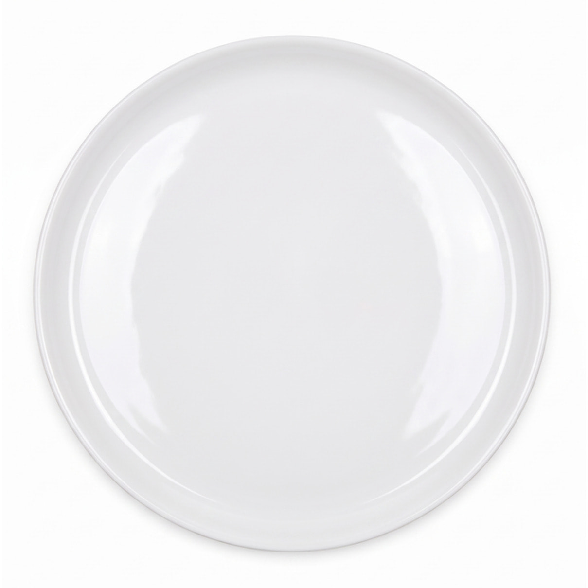 Set piatti pizza in porcellana - Bianco