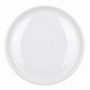 Set piatti pizza in porcellana - Bianco