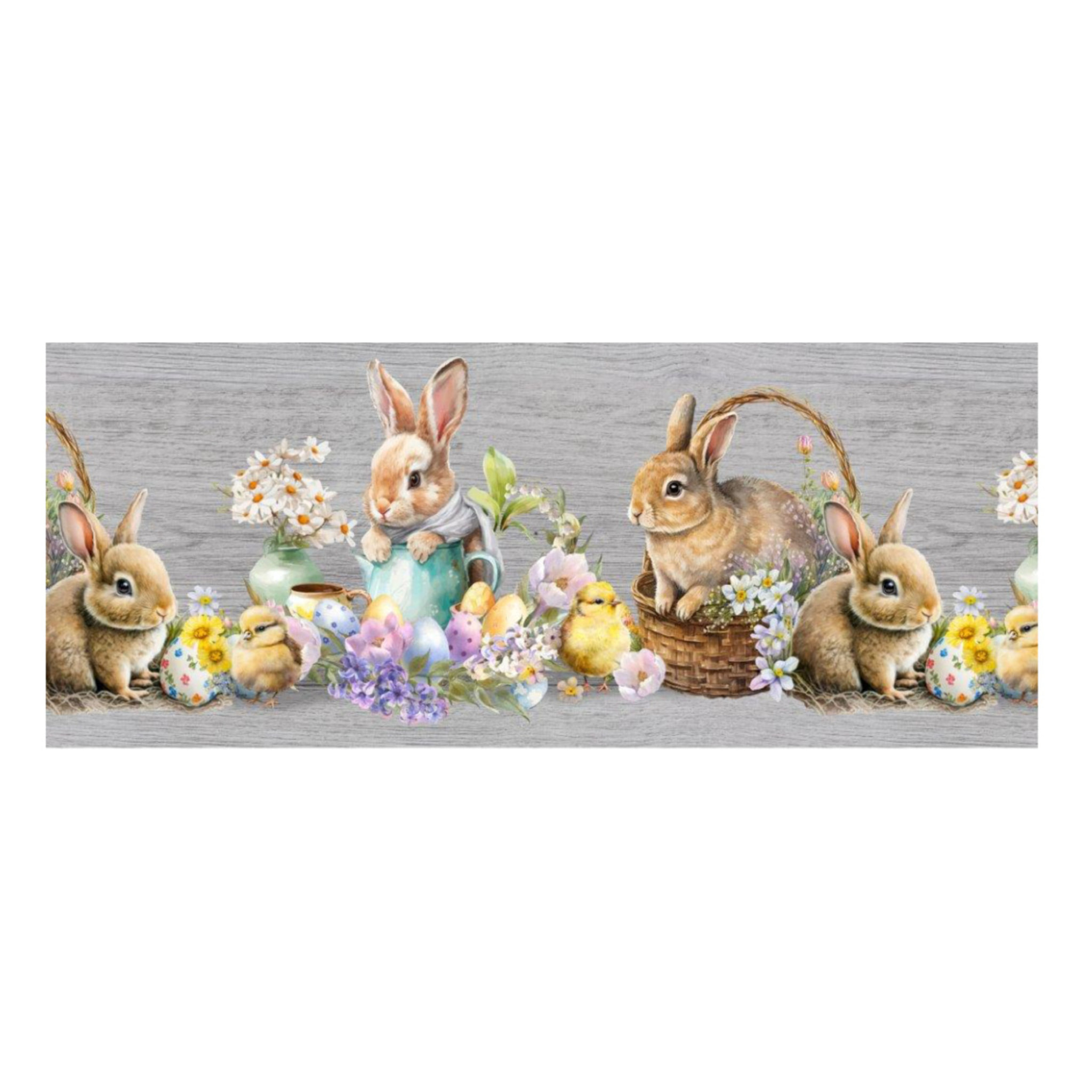 Tappeto Passatoia Cucina Antiscivolo Basket Easter