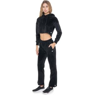 Pantalones palazzo de terciopelo a rayas para mujer Leone 1947 Glam Winter