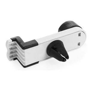 DAM Porta smartphone da auto per presa d'aria 3x2x9 Cm. Colore bianco