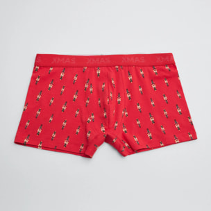 Confezione di boxer e calzini con stampa Schiaccianoci