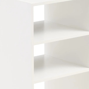 Étagère colonne 4 cases "Mix N' Modul" blanc