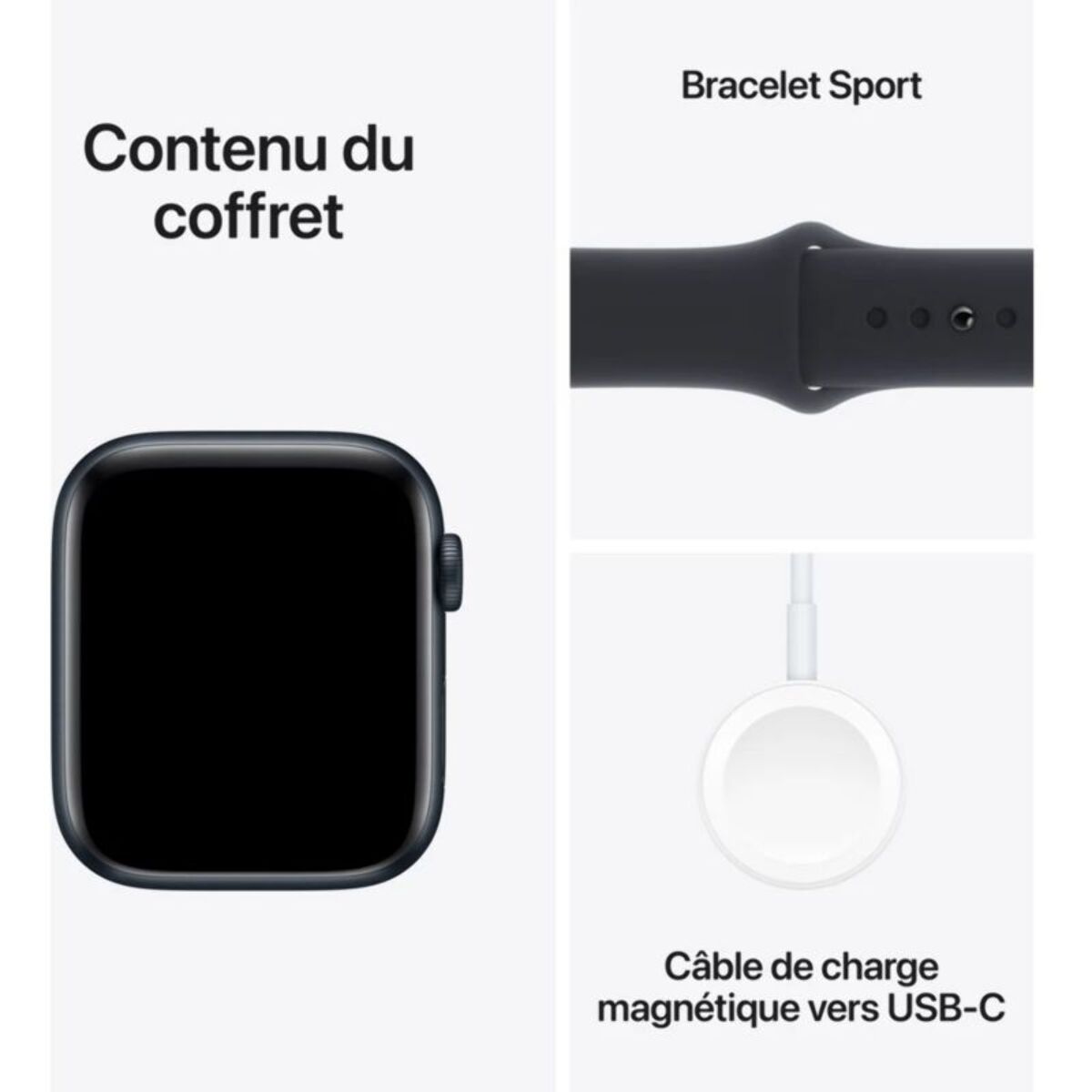 Montre connectée APPLE WATCH SE 40mm Minuit Loop Cellular