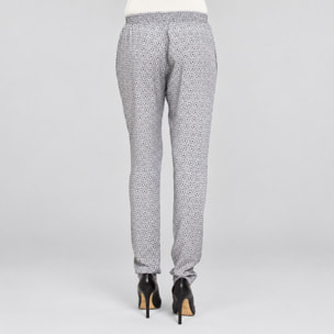 PANTALONE FLUIDO. MOD T771. Vita regolare e gamba regolare