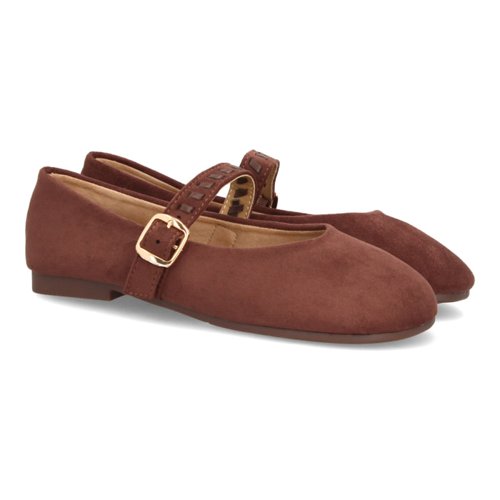 Bailarinas barefoot con hebilla ajustable para mujer