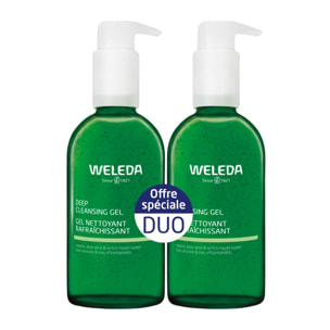 WELEDA - Duo Gel nettoyant rafraîchissant 2*50ml