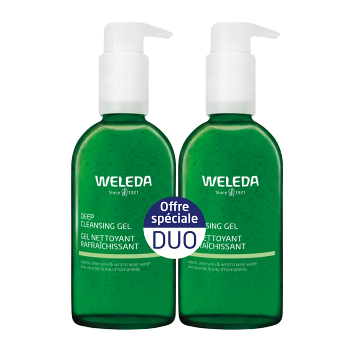 WELEDA - Duo Gel nettoyant rafraîchissant 2*50ml