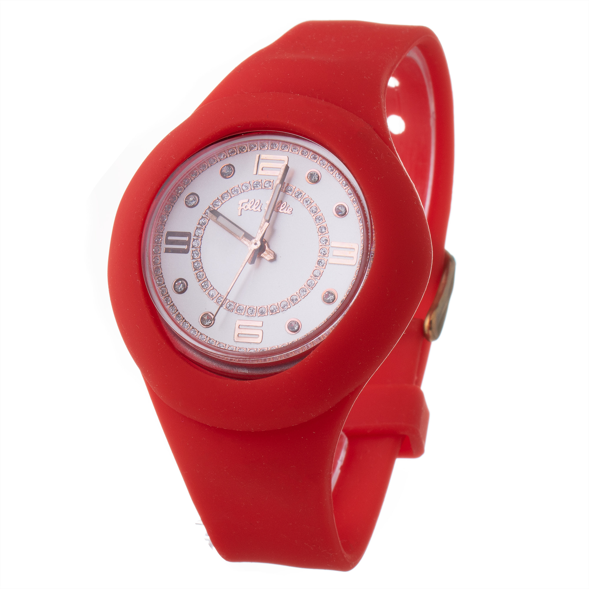 Reloj Folli Follie WF13P020ZSR Mujer Analogico Cuarzo con Correa de Silicona