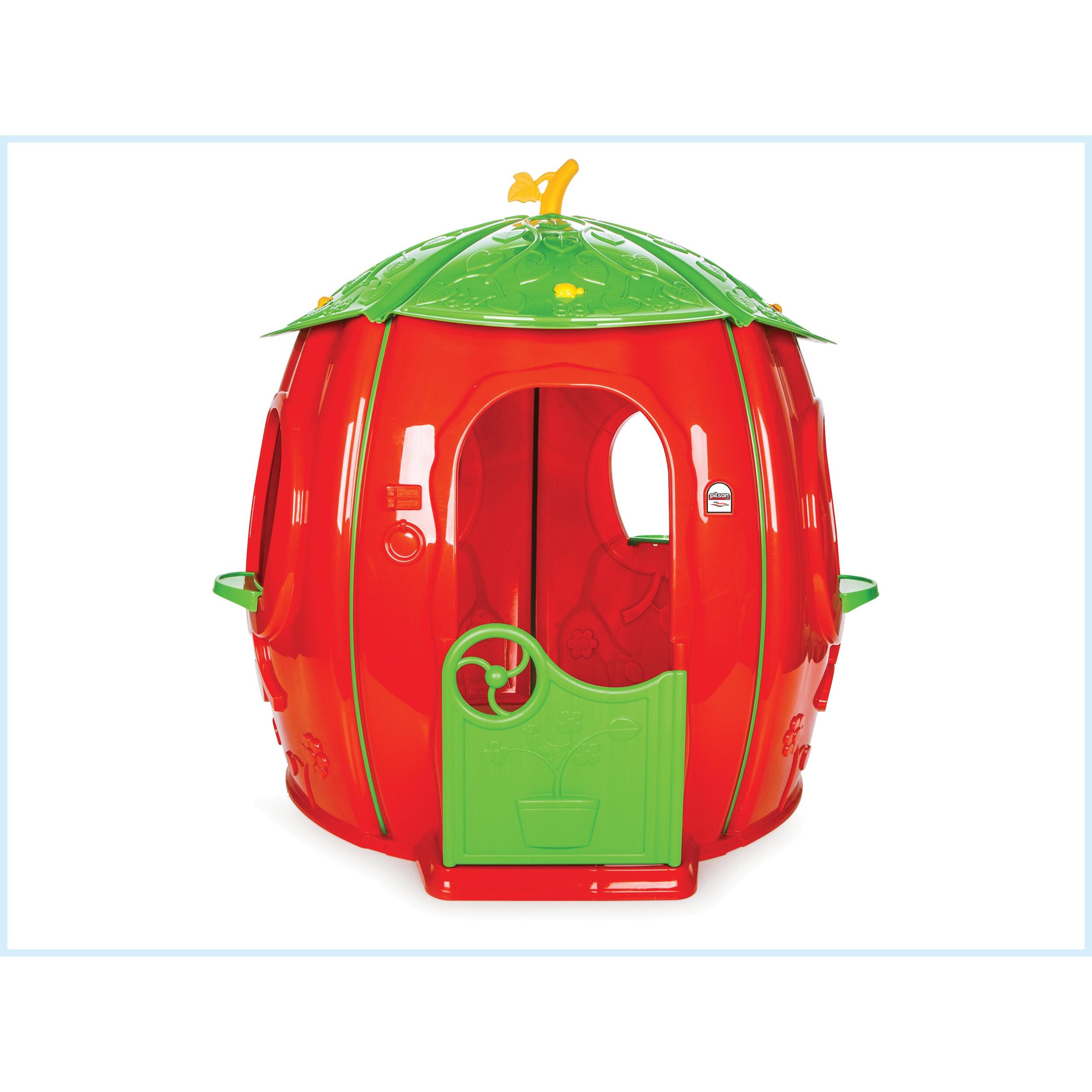 Maison de jeu en plastique en forme de fraise STRAWBERRY HOUSE