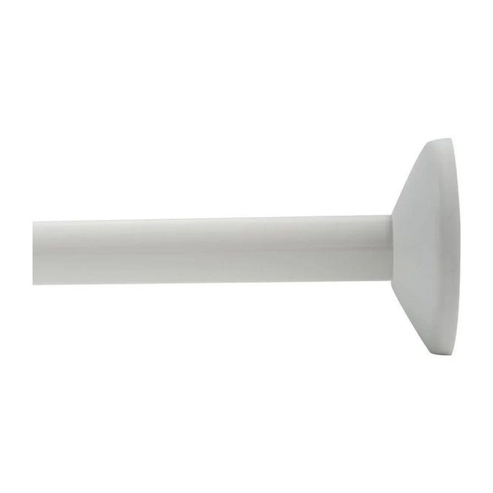 Barre tringle pour rideau de douche d'angle à fixer en Alu MAGIC 80x80cm Blanc Spirella