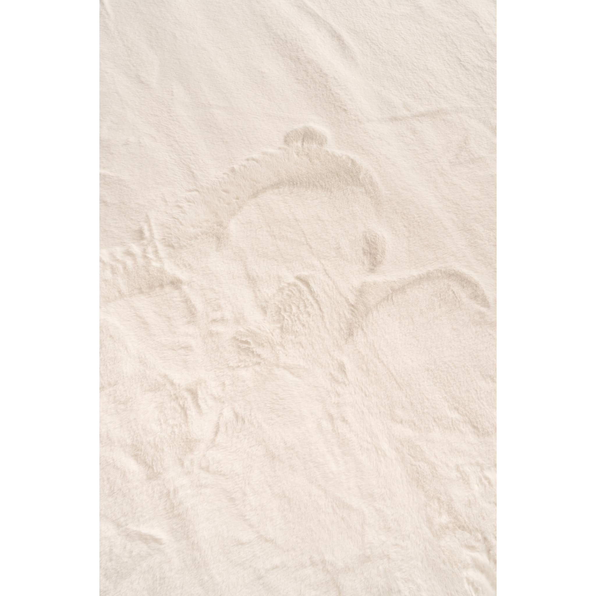 NUBE - Tapis doux et moelleux à poils courts blanc - NUB6000BLA