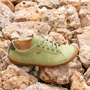 Zapatos N5770 NOBUCK LAVADO KAKI/PAWIKAN color Kaki