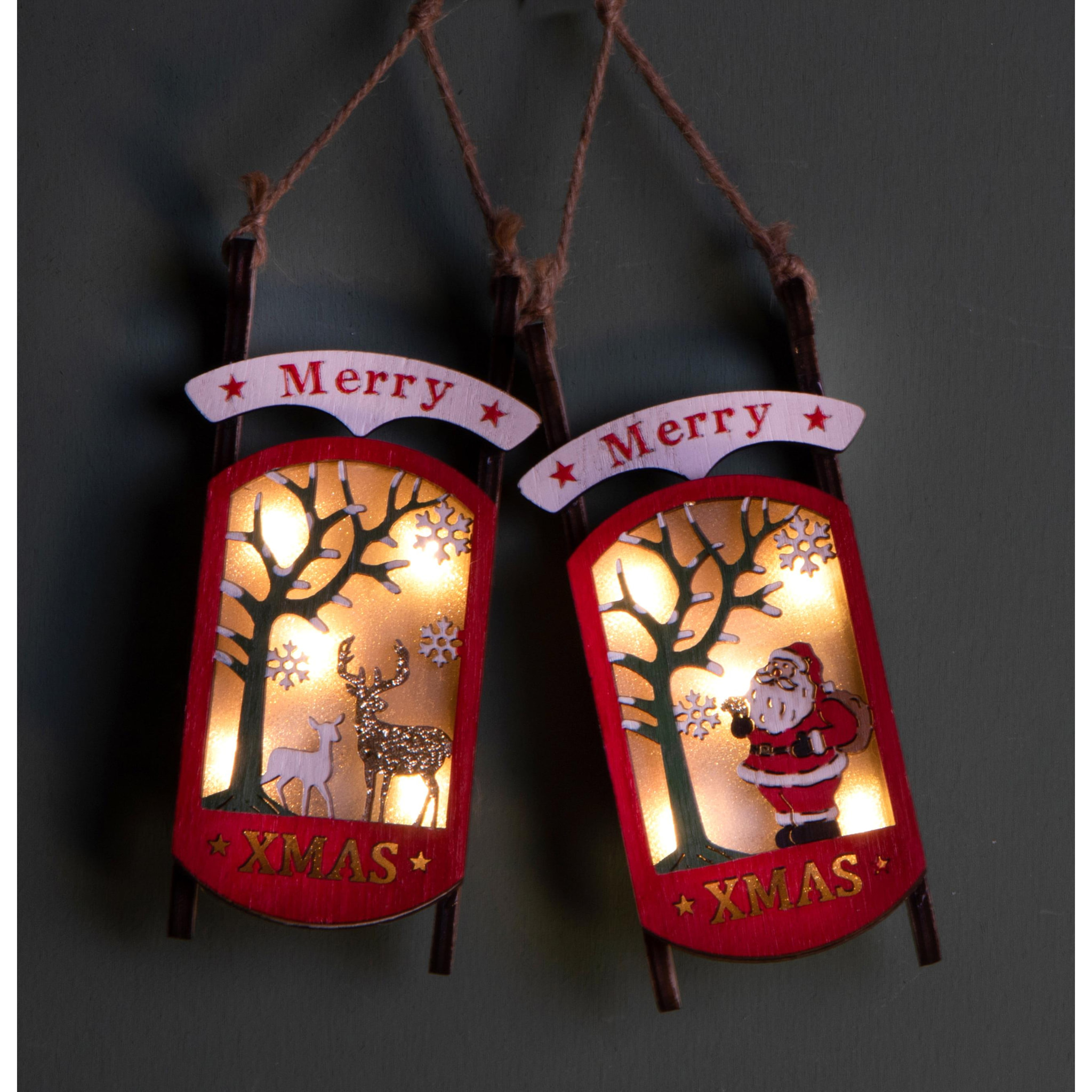 Targhette legno set di 2 - Pezzi 3 - 14xH2,5x7cm - Bianchi Dino SpA