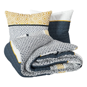 Parure de lit "Etnik rayé" en coton 240x220 cm