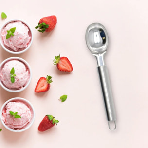 Set de 2 cuillères à glace inox Fackelmann Elemental
