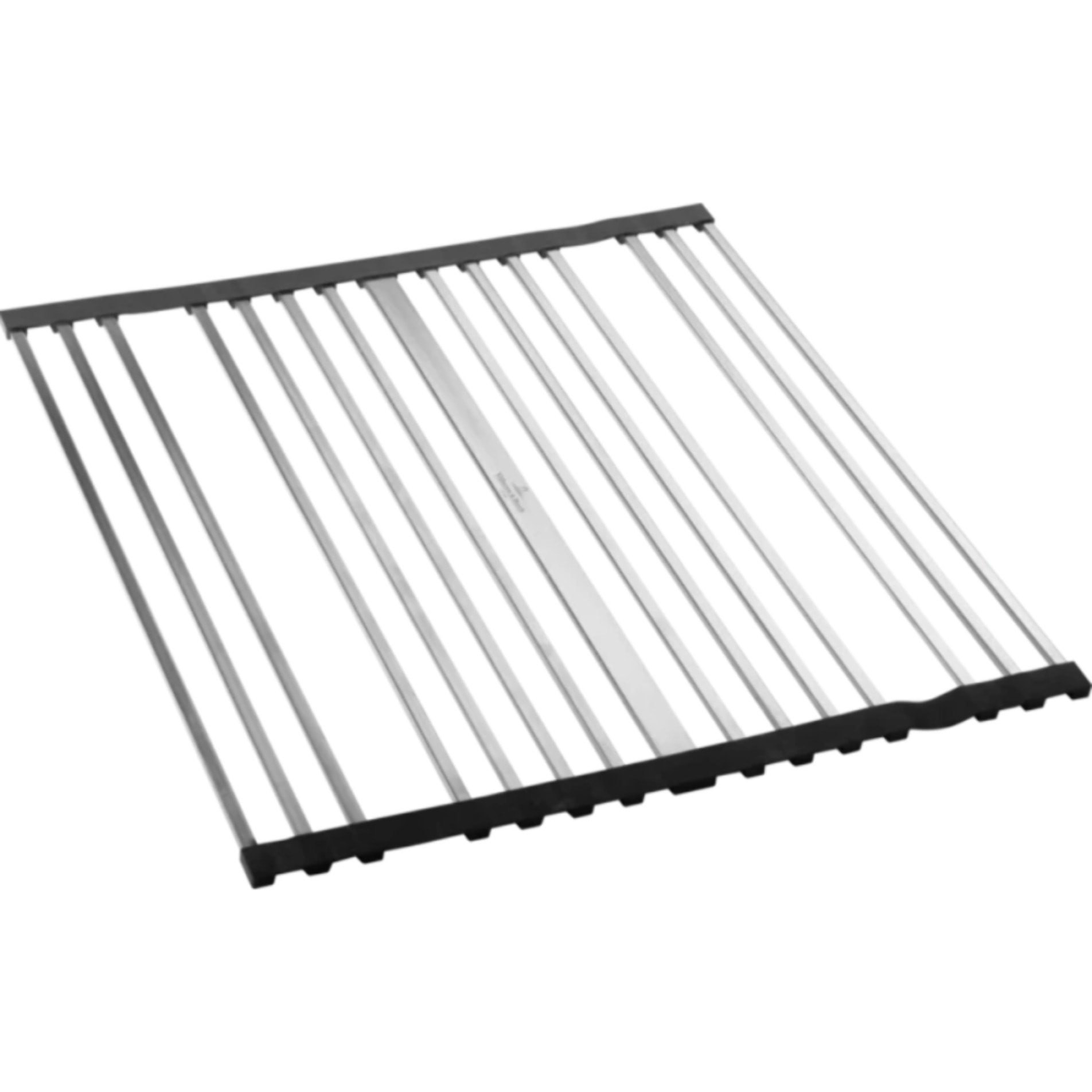 Evier 1 bac et demi Subway Pure 60 100 x 51 égouttoir à gauche céramique sans vidage blanc + Egouttoir déroulable