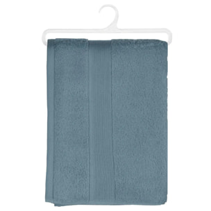 Drap de douche "Praia" coton bleu orage 70x130cm