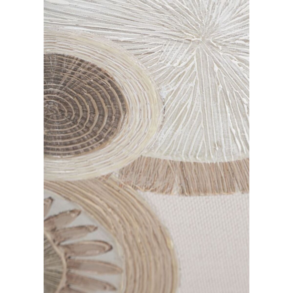 DIPINTO SU TELA CIRCLY C/INSERTI -A- CM 50X3,2X100