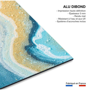 Tableau blue paint bubble Tableau alu Dibond